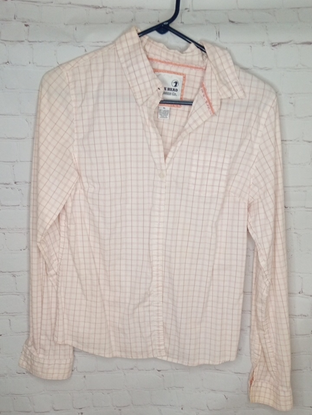 Duck Head Pink Plaid Button-Up Shirt